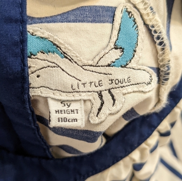 joule little kid striped dress size 5 Year - Picture 2 of 6